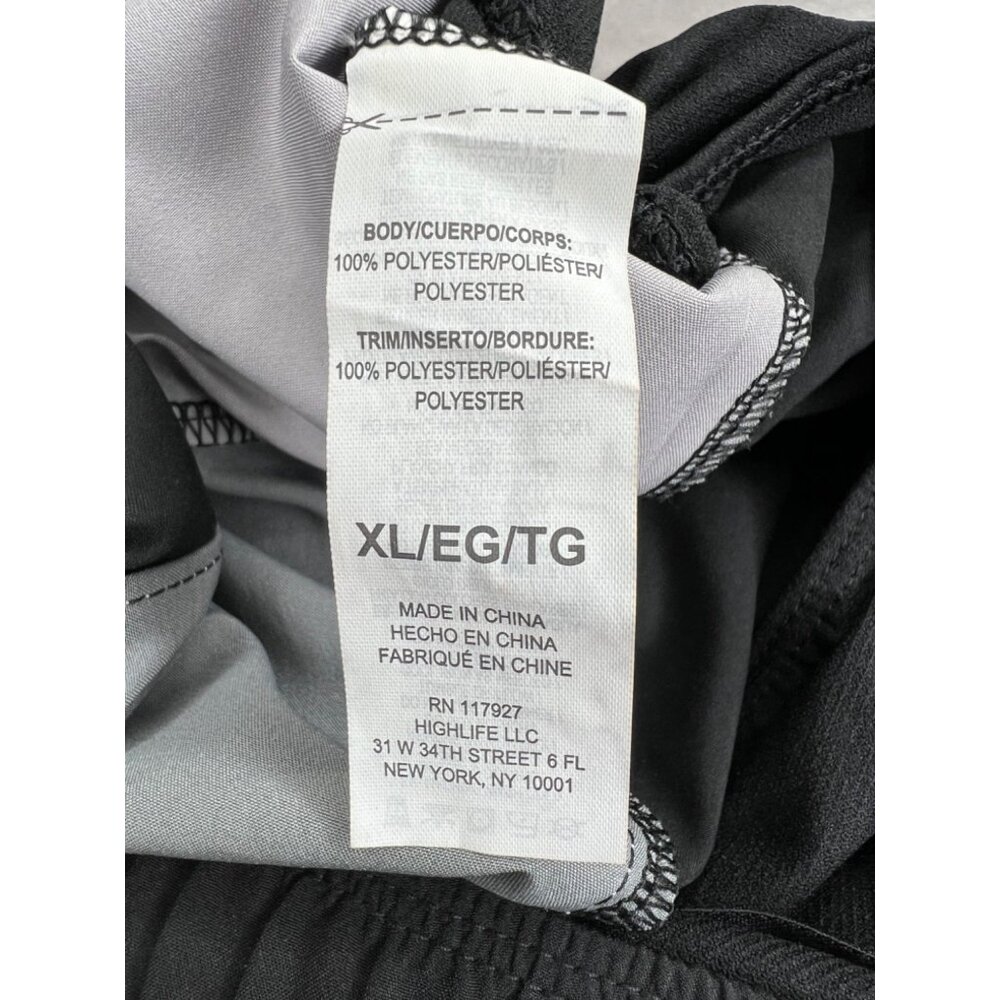 Reebok Relaxed Short XL Black & Gray Polyester Athletic Shorts - Picture 8 of 13